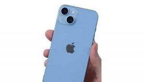 iPhone 14 背面 ブルー