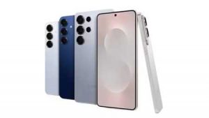 Galaxy S25 Edge 本体 4台が並ぶ