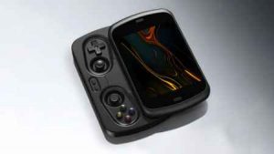 ANBERNIC RG Slide 本体ブラック 斜め